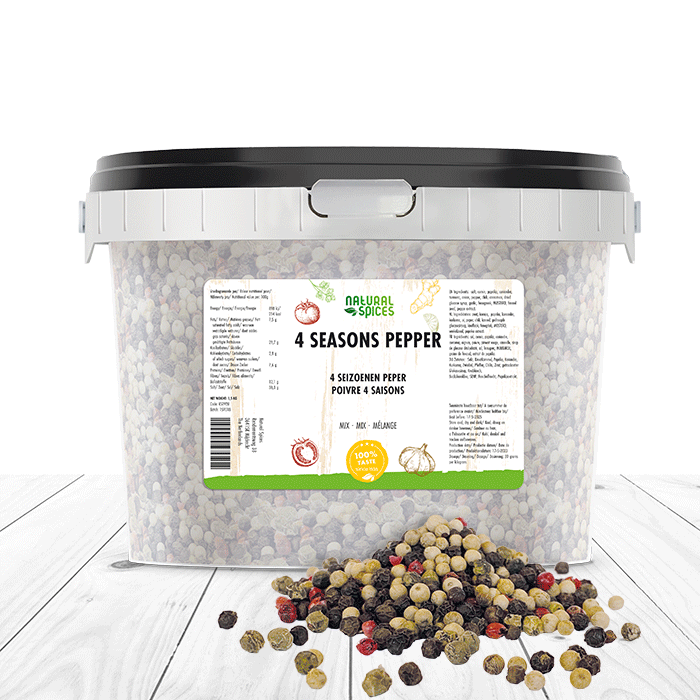 Season peppers top