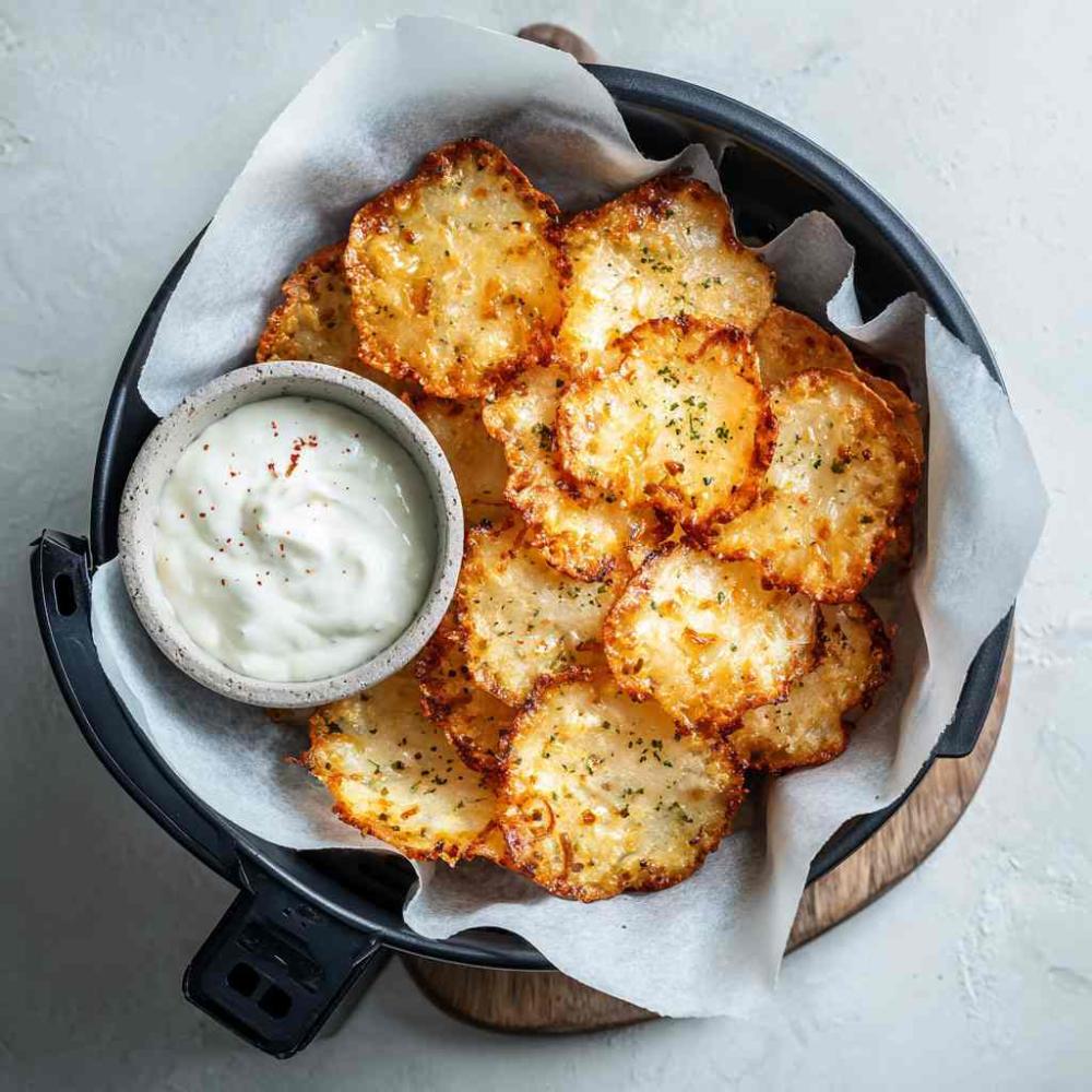 Cottage Cheese Chips (Airfryer Snack)