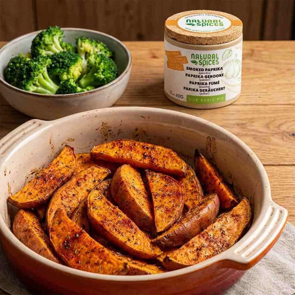 smoked paprika potato wedges from the airfryer