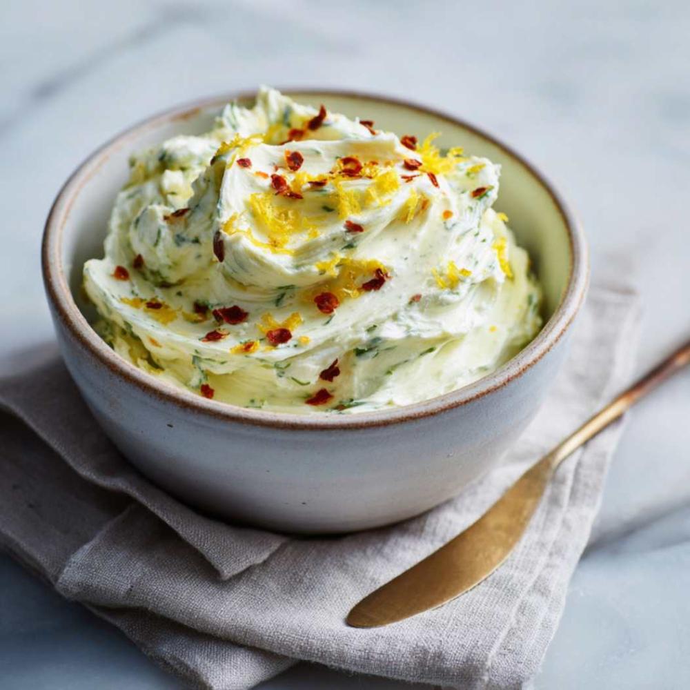spicy herb butter with chilli and lemon recipe