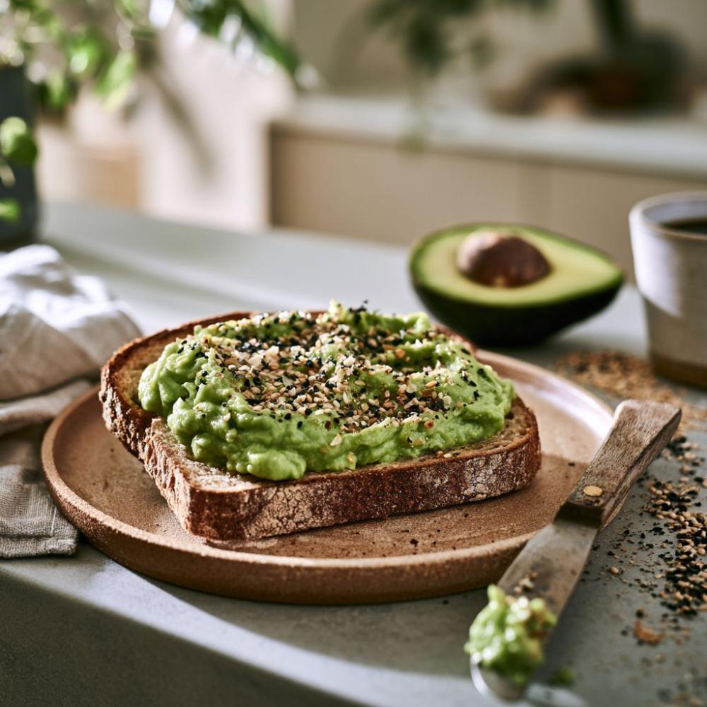 avocado toast met everything bagel