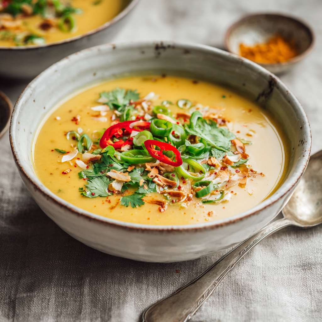 Creamy Corn Soup - Thai style