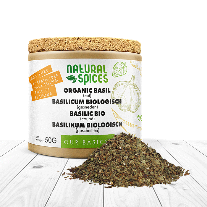 Basil cut organic - Natural Spices