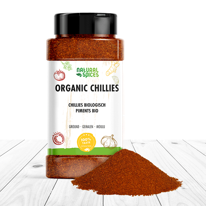 Organic ground chillies