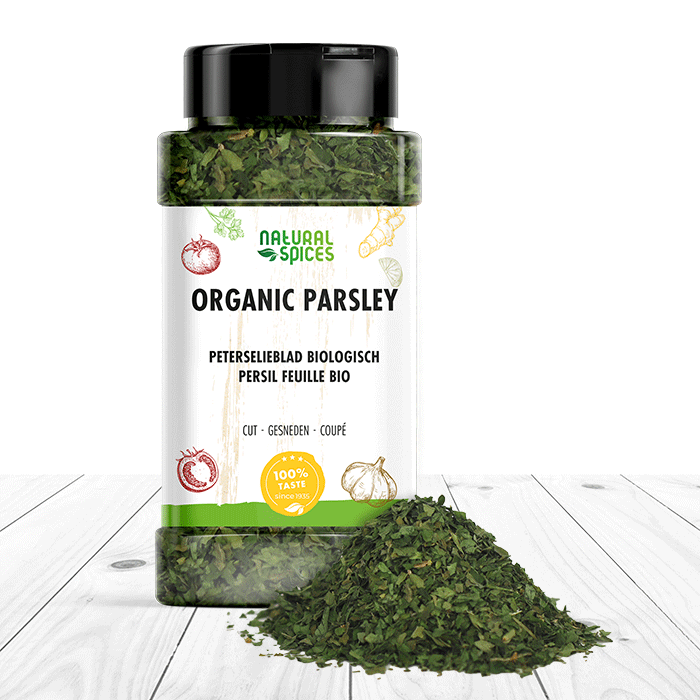 biologische peterselieblad gesneden strooibus