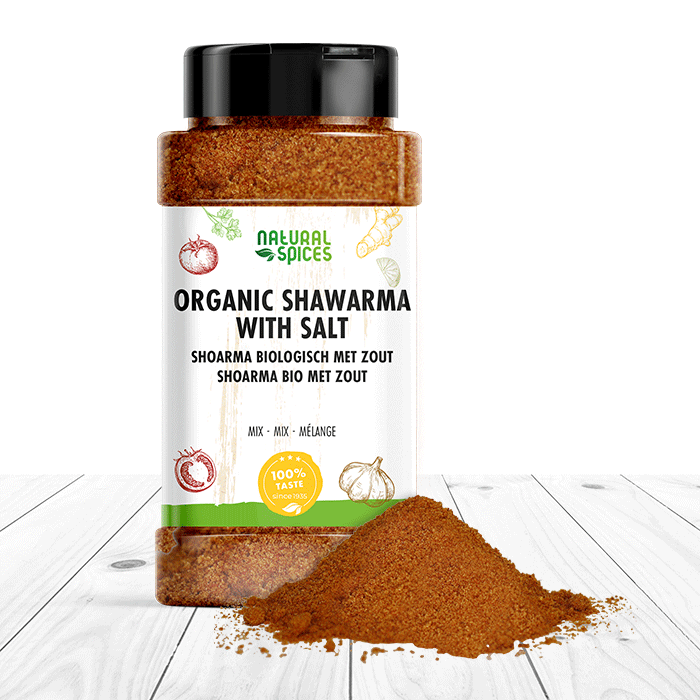 Organic shawarma spices with salt
