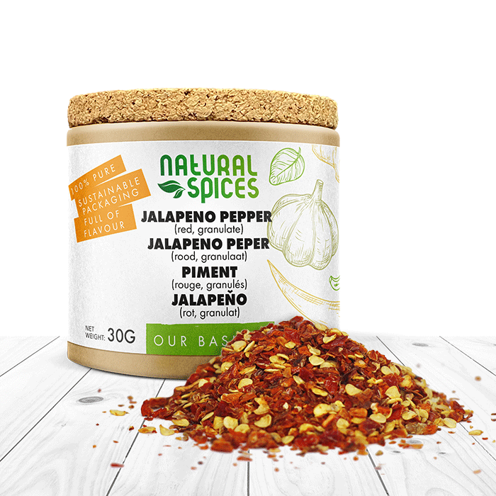 Jalapeno pepper granulate red