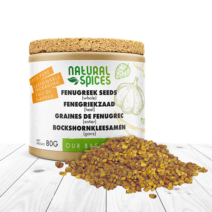 Whole fenugreek seeds