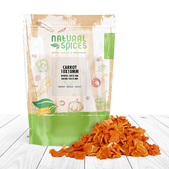 wortelstukjes gedroogd 10x10mm zak