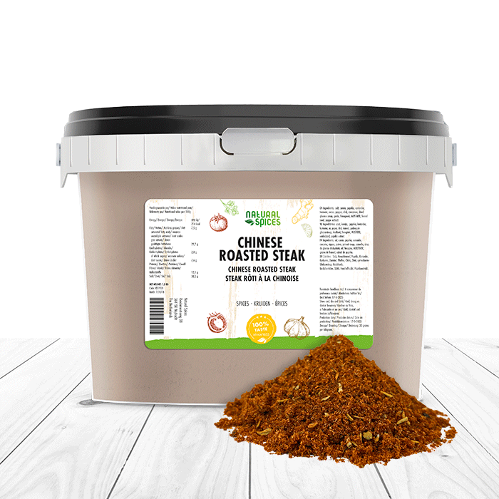 Chinese roasted steak herbs and spice