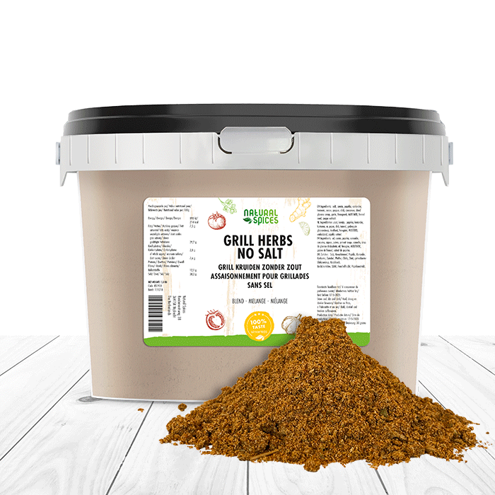 Grill herbs and spices mix without salt