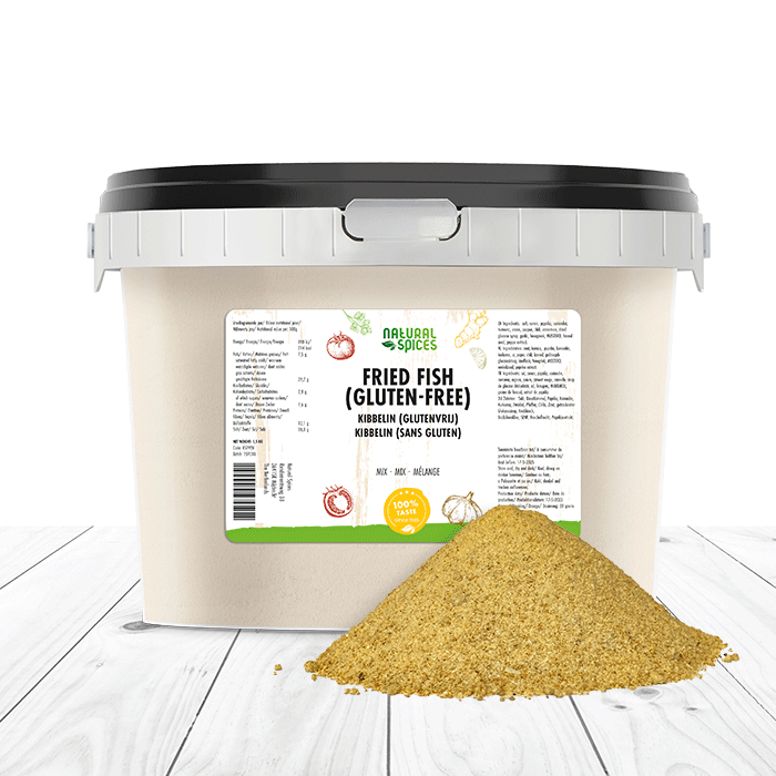 Mix for fried chunks of cod, gluten free Mix for fried chunks of cod, gluten free
