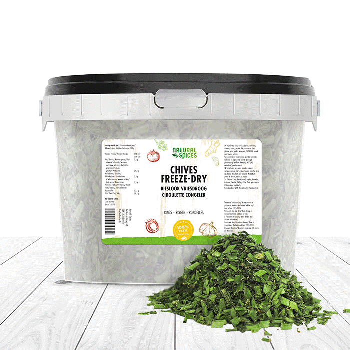 Chive roles freeze dried