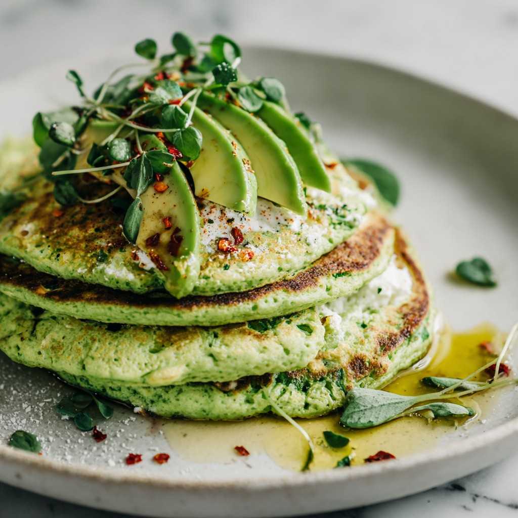 Groene hüttenkäse pannenkoekjes met spinazie en Habibi Veggie Groene hüttenkäse pannenkoekjes met spinazie en Habibi Veggie