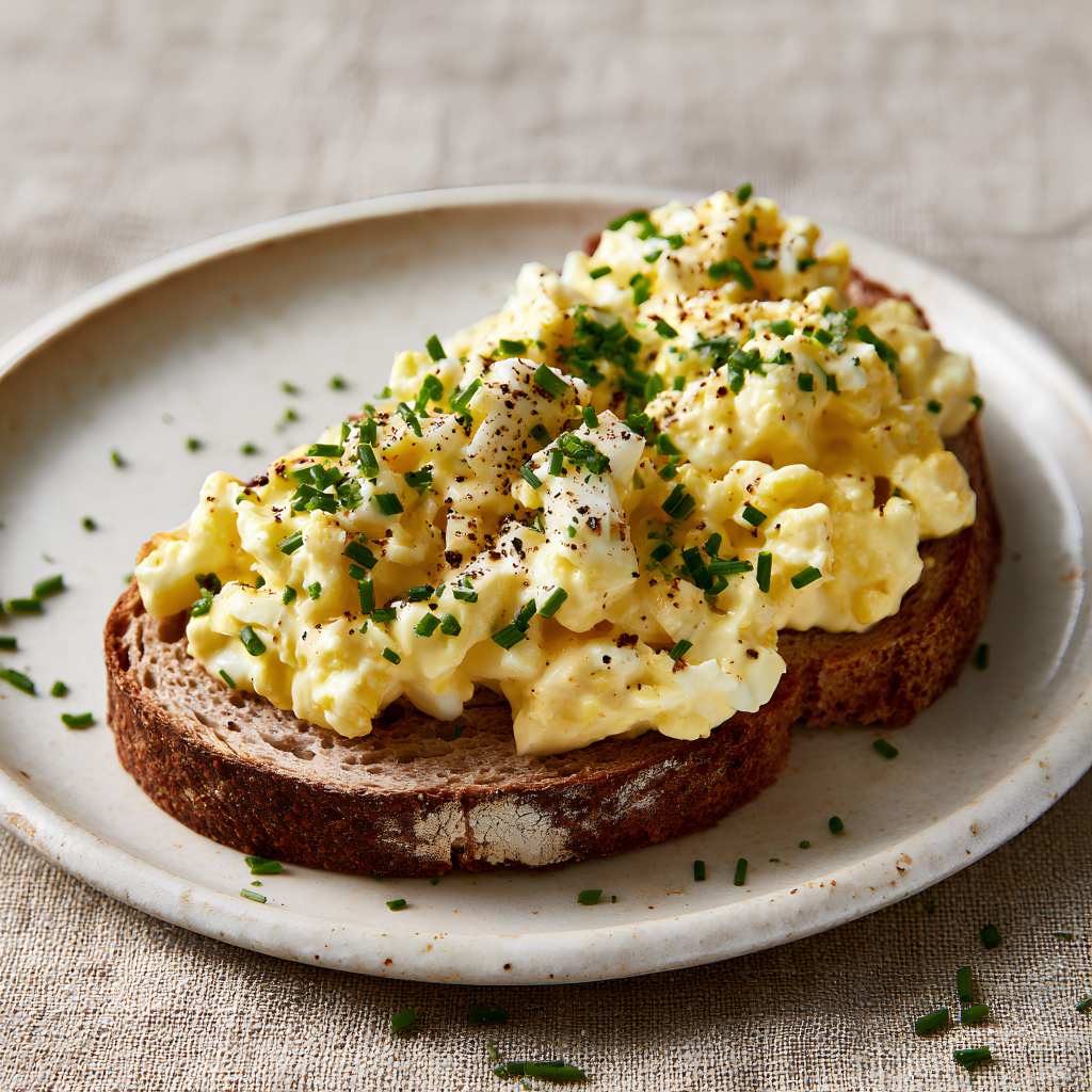 egg salad on toast