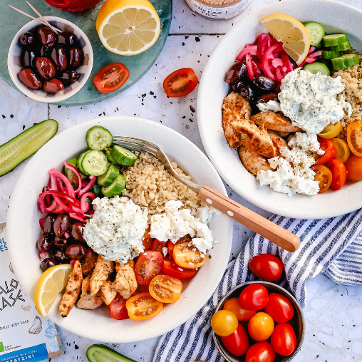 Greek tzatziki bowl recipe