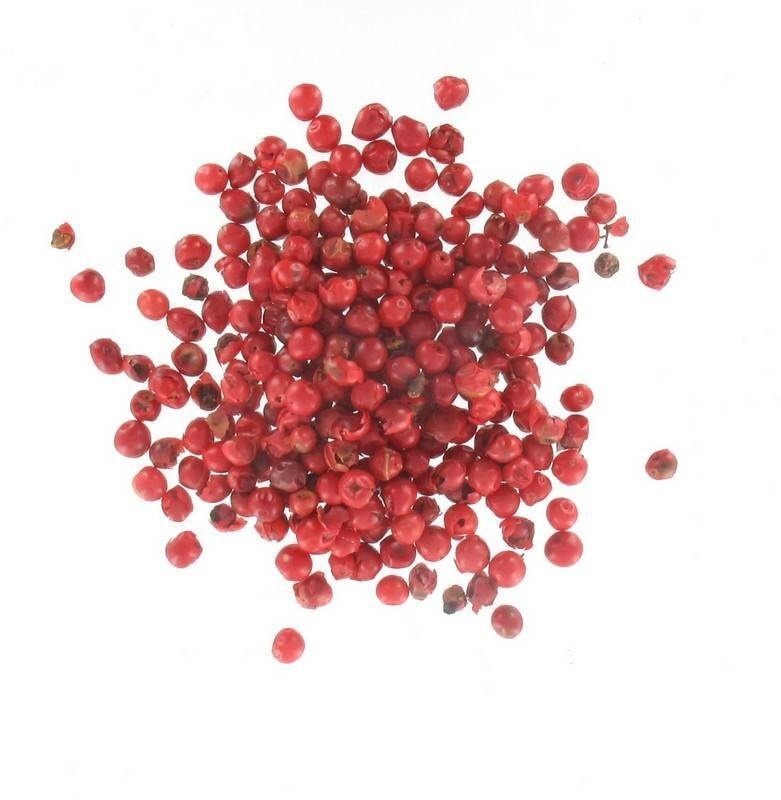 Whole pink peppercorns